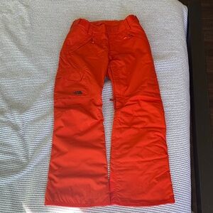 North Face Orange Hyvent Ski Snowboard Pants Medium